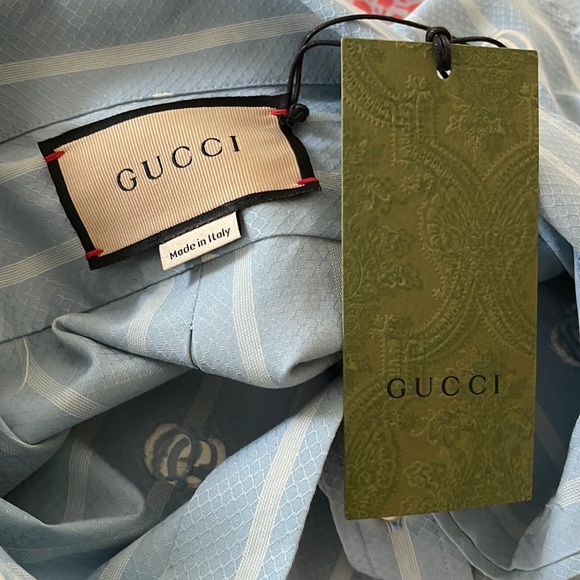 GUCCI Botton Down Shirt NWT - Picture 7 of 8